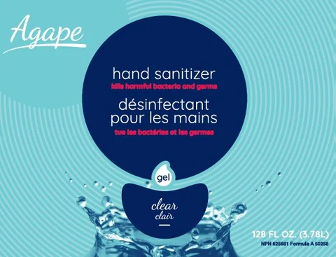 Hand Sanitizer packaging