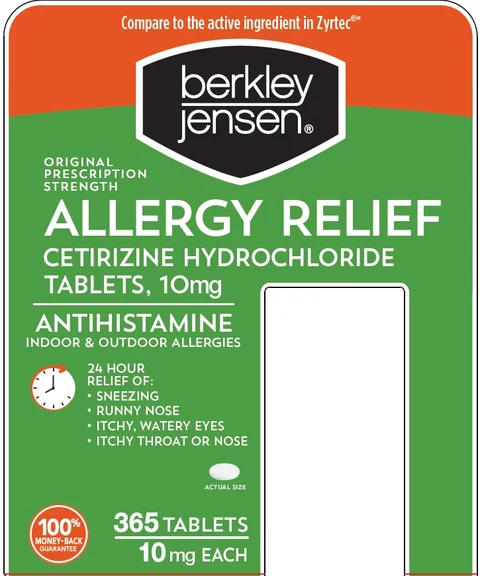 Berkley and Jensen Allergy Relief 포장