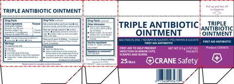 Crane Safety Triple Antibiotic 포장
