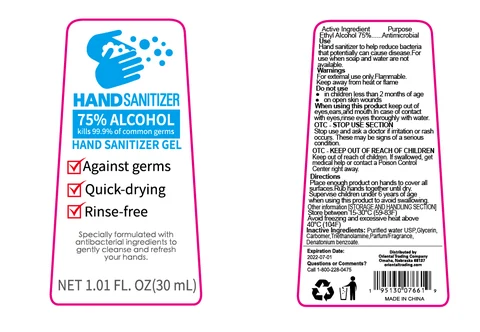 Hand Sanitizer Gel packaging