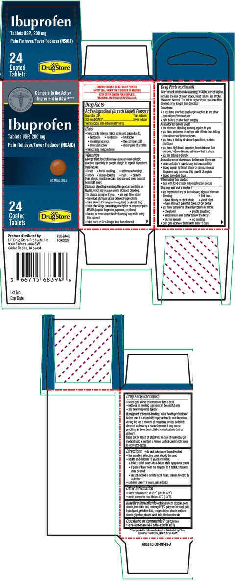 Lil Drug Store Ibuprofen packaging