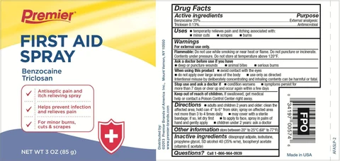 Benzocaine and Triclosan 포장