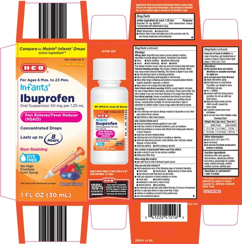 infants ibuprofen packaging