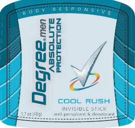 Degree for Men Absolute Protection Cool RushAntiperspirant and Deodorant 포장