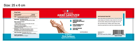 Safe Vital Antibacterial Hand Sanitizer 포장