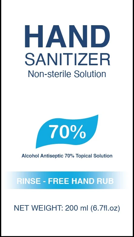 Hand Sanitizer packaging