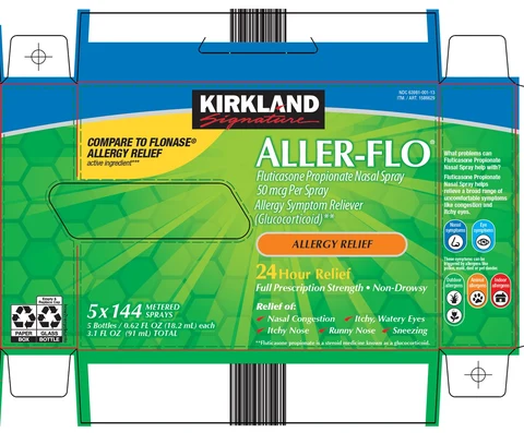 Kirkland Signature Aller Flo 포장