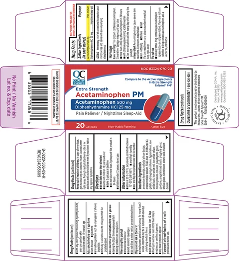 Acetaminophen PM 포장