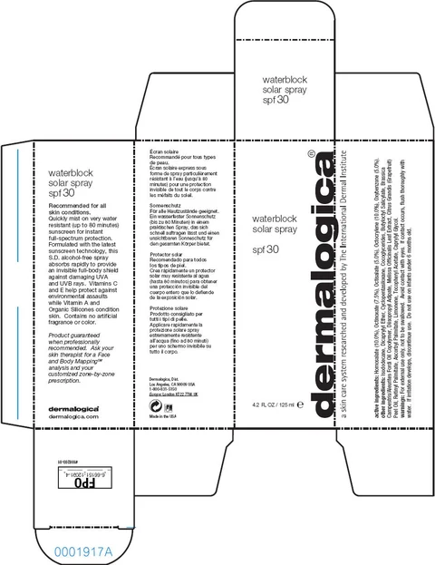 Waterblock Solar SPF 30 packaging
