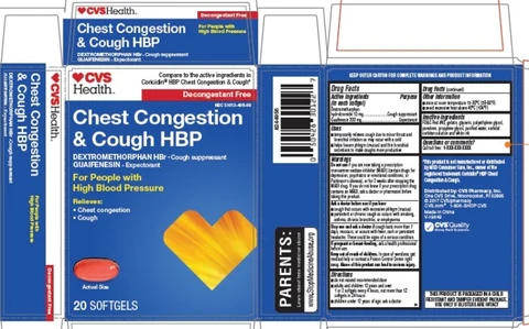 Chest Congestion and Cough HBP packaging