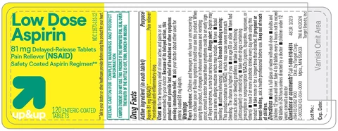 481R_Low Dose Aspirin Tablets 120ct_LBL