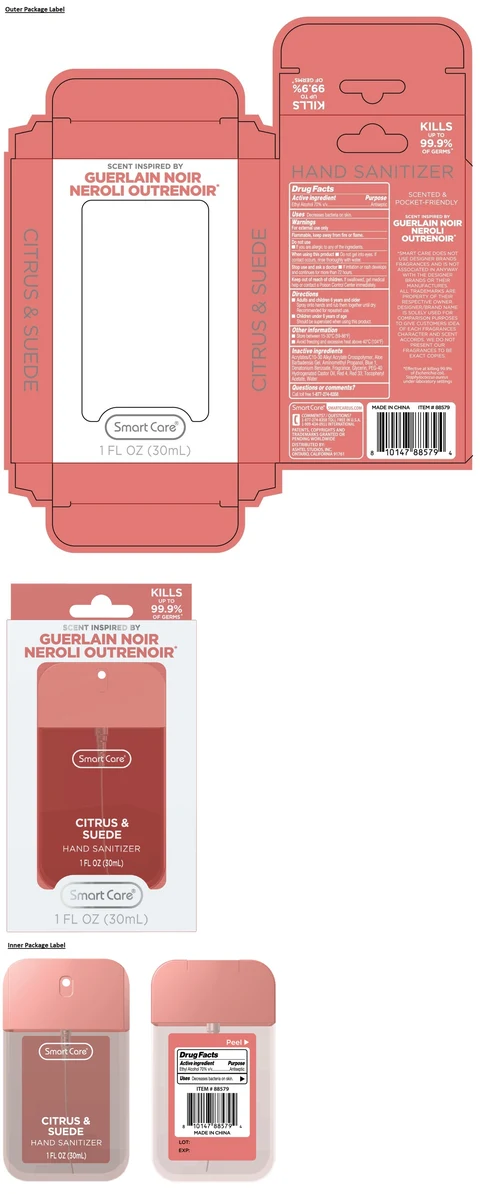 Smart Care CITRUS AND SUEDE HAND SANITIZER 포장