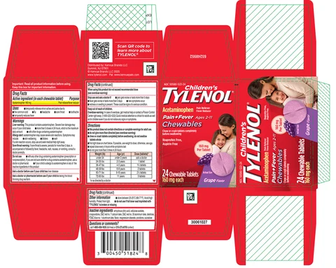 Childrens Tylenol 포장