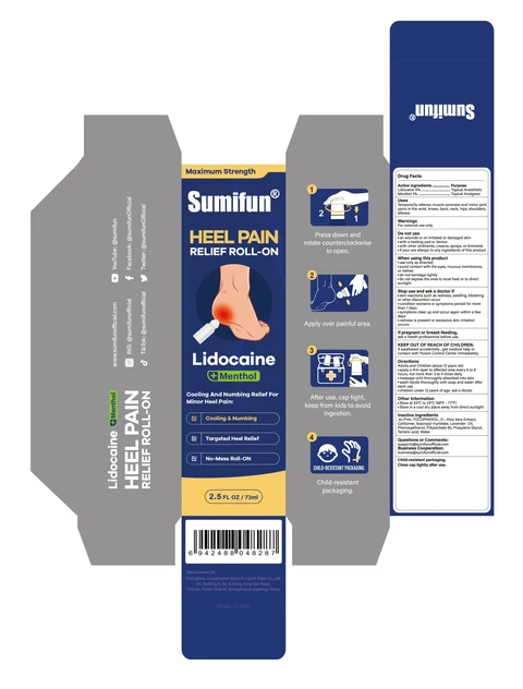 HEEL PAIN RELIEF ROLL-ON 포장