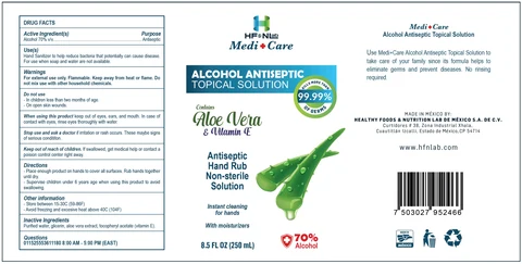 Alcohol Antiseptic Topical Solution packaging