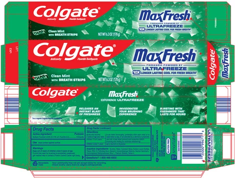 Colgate MaxFreshClean Mint 포장