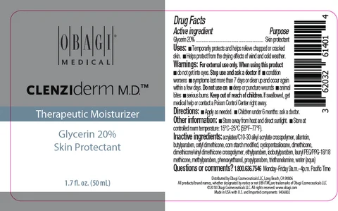 CLENZIDERM THERAPEUTIC MOISTURIZER packaging