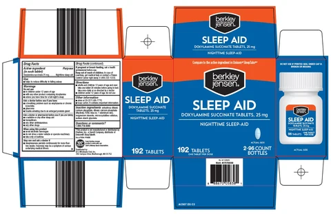 berkley and jensen sleep aid 포장