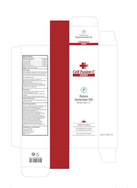Rejuve Sunscreen 100 포장