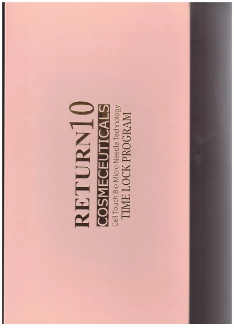 Return 10 TIME LOCK PROGRAM packaging