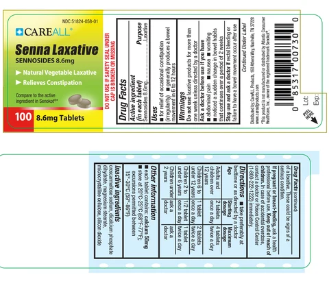 CAREALL Sennosides packaging