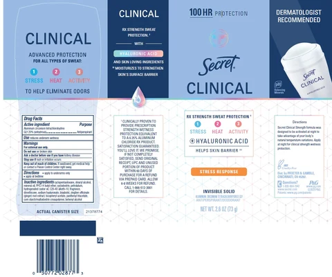 Secret Clinical Invisible Stress Response 포장