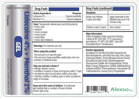 Lidocaine and Menthol packaging