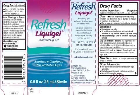 REFRESH LIQUIGEL 포장