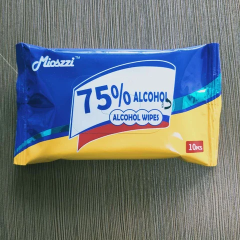 alcohol wipes packaging