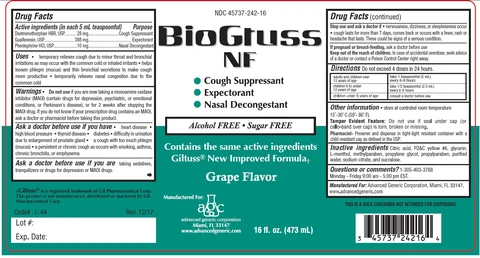 BioGtussNF 포장