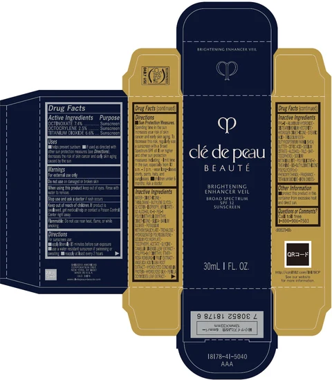 cle de peau BEAUTE BRIGHTENING ENHANCER VEIL packaging