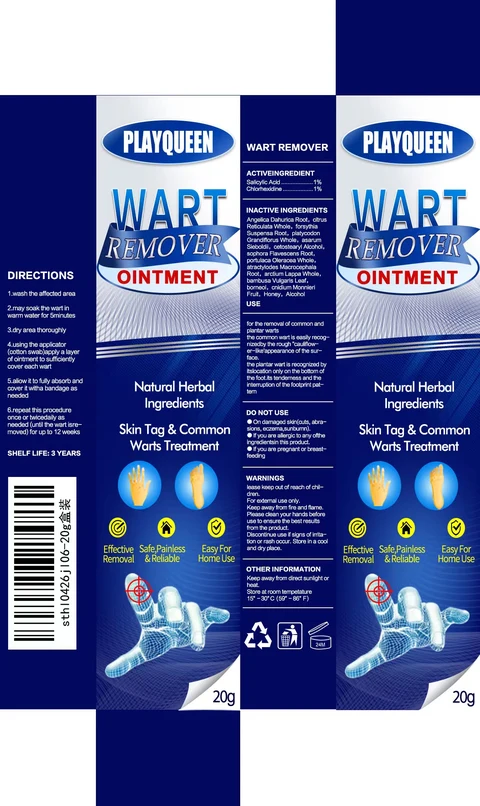Wart Remover Ointmen t packaging