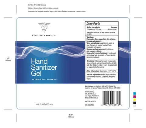 Hand Sanitizer packaging
