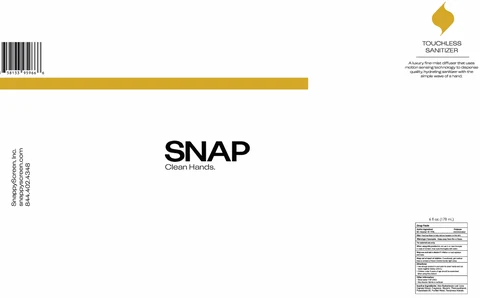 SNAP Clean Hands Holiday sprayer 포장