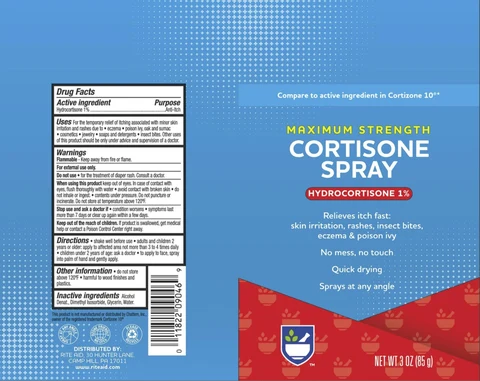 Rite Aid Cortisone packaging