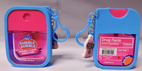DUBBLE BUBBLE HAND SANITIZER BUBBLE GUM 포장