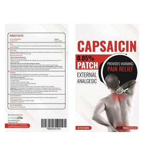 Capsaicin 포장