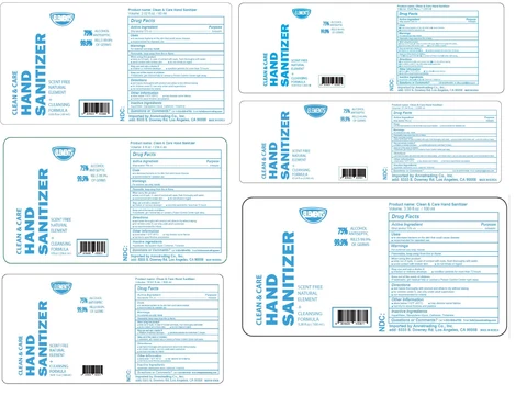 Clean Care (Elements) Hand Sanitizer 포장