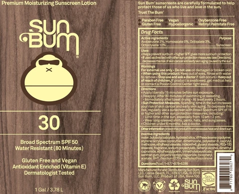 Sun Bum SPF 30 Premium Moisturizing Sunscreen 포장