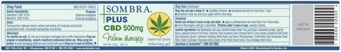 Sombra CBD Warm Therapy packaging