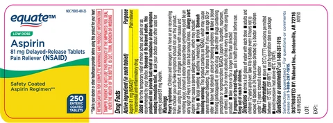 Low Dose Aspirin packaging