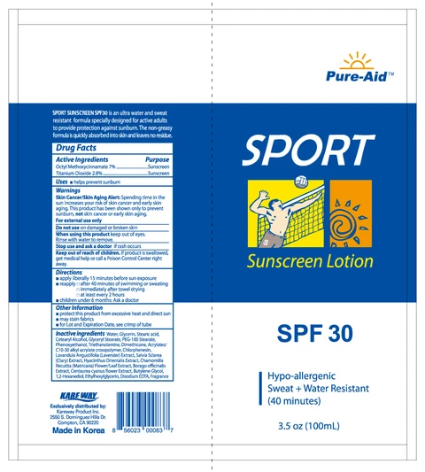 Sport Sunblock packaging