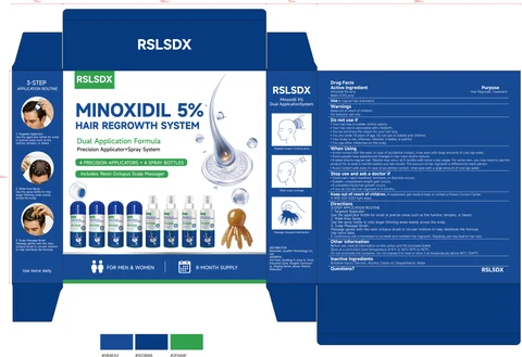 5% Minoxidil Hair Growth Sprays Serum 포장