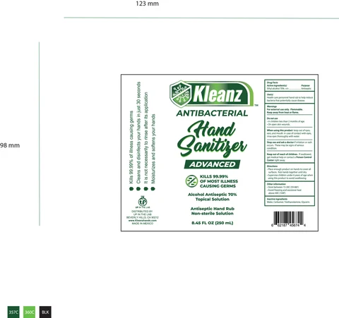 Hand Sanitizer packaging