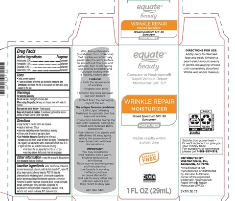 Wrinkle Repair Moisturizer SPF 30EQB packaging