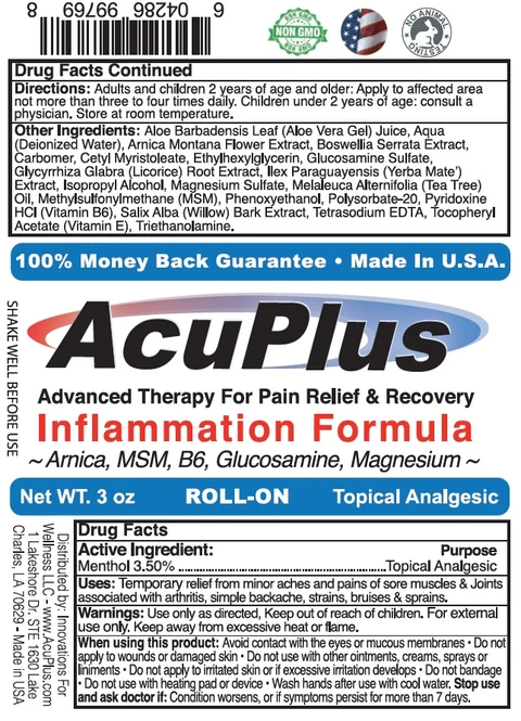 AcuPlus Advanced Therapy for Pain and Recovery 포장