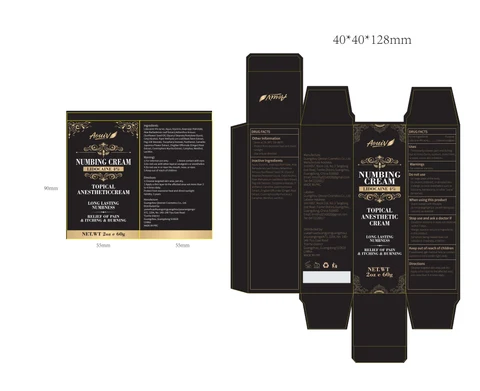Aouiv 4% Lidocaine Numbing Cream 포장