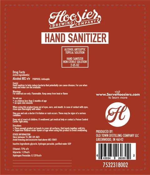 Hoosier Sanitizer 포장