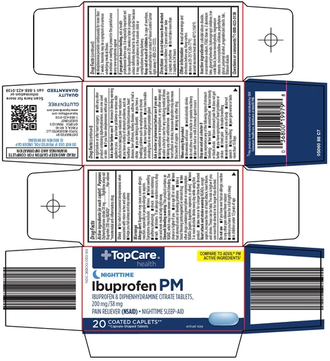 Topcare Ibuprofen PM packaging