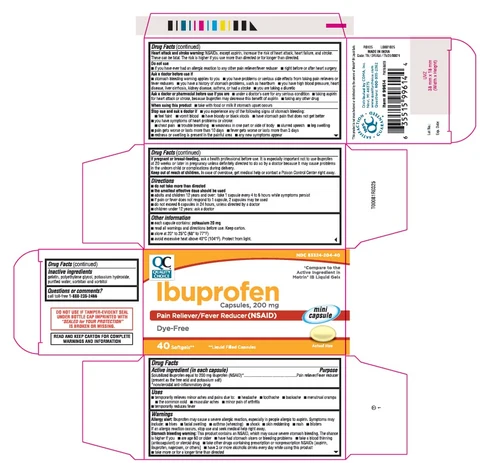 Ibuprofen mini dye free 포장